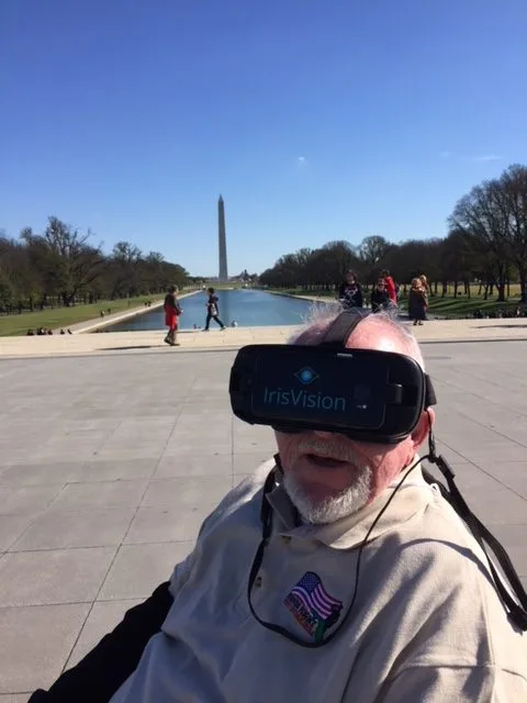 Legally Blind Veteran uses IrisVision to see the world e1541936346334