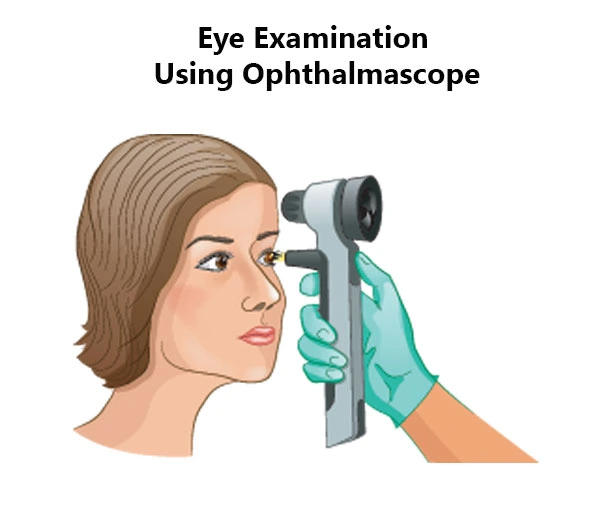 eye test ophthalmoscope image