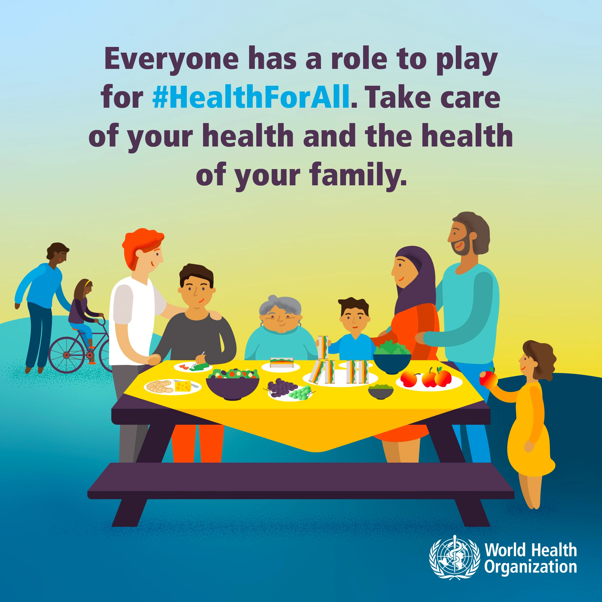 get involved get your family on board world health day